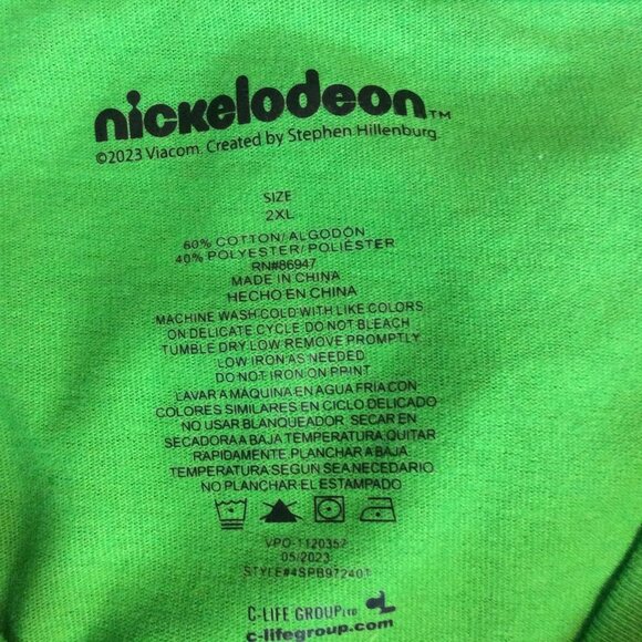 NIckelodeon Graphic T-Shirt Size 2XL Patrick StarFish "I'm A Star" - Picture 4 of 6